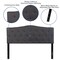 Flash Furniture Cambridge Headboard, Queen, Gray Fabric HG-HB1708-Q-DG-GG - alternate 8